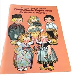 Dolly Dingle Paper Dolls Trip Around The World Billie Bumps 30 VTG  Dolls 1978